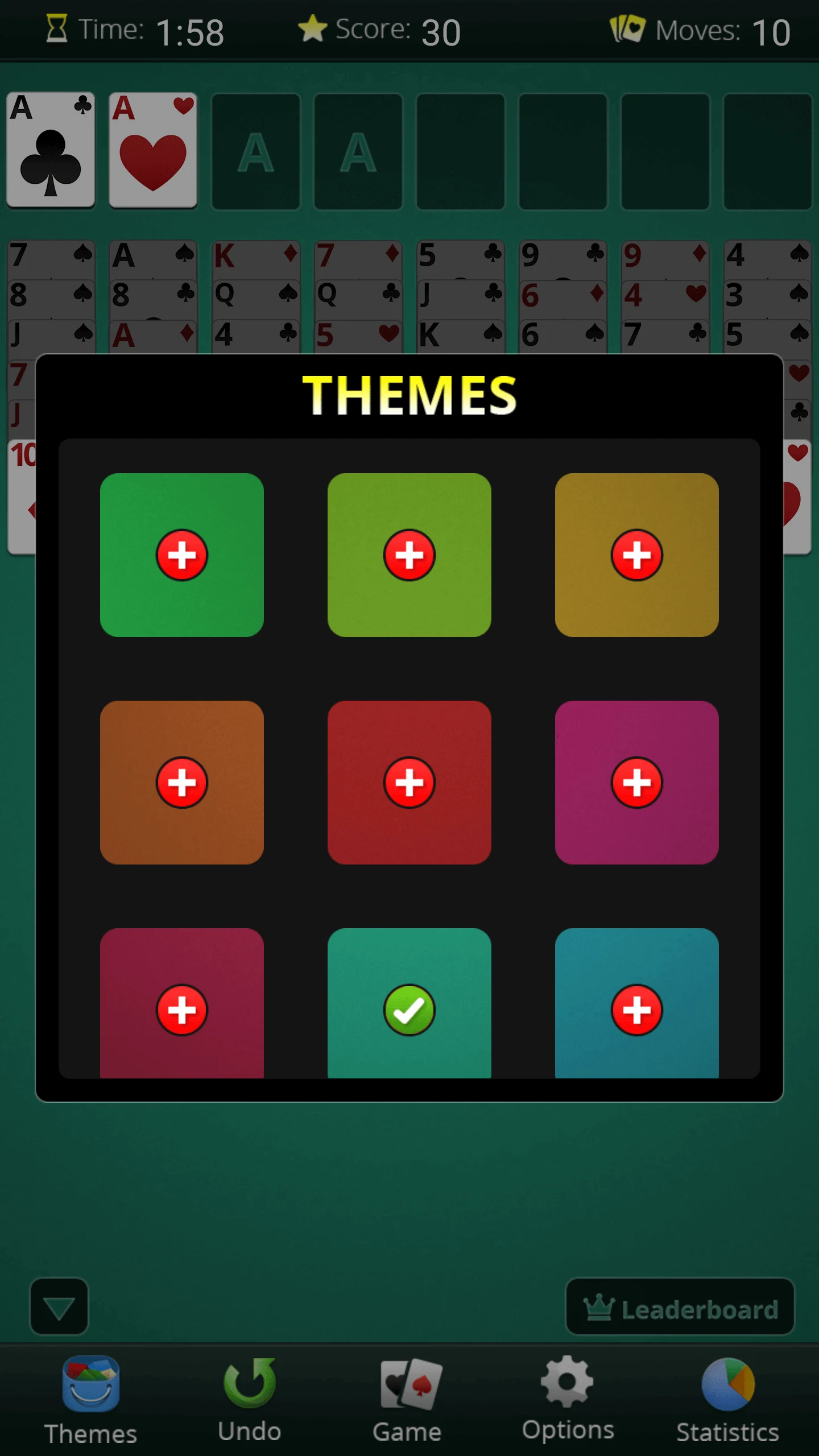 FreeCell Solitaire screenshot