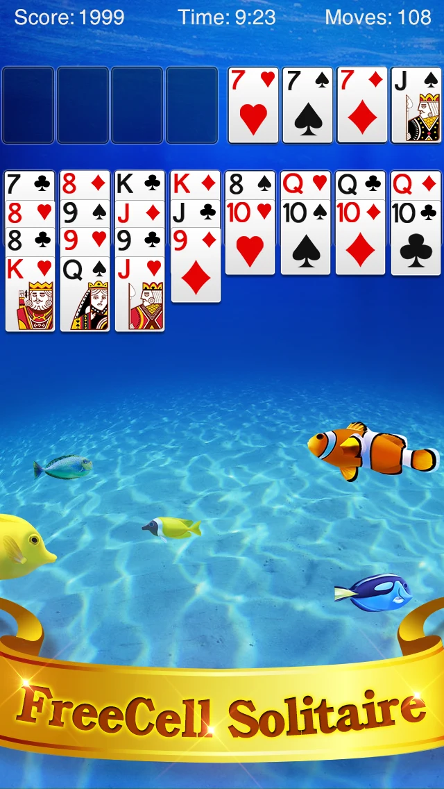 FreeCell Solitaire screenshot